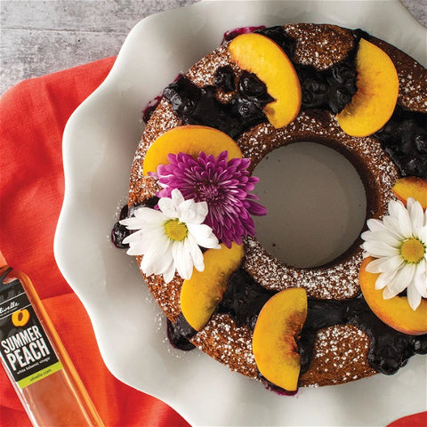 Breakfast Cake With Blueberry Compote