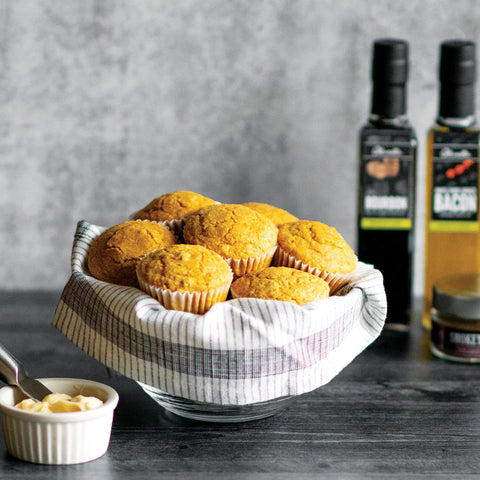Cornbread Muffins With Whipped Bourbon Butter
