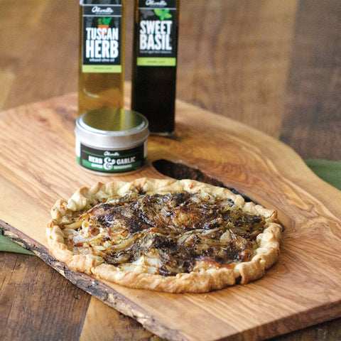 Caramelized Onion & Fontina Savory Tart