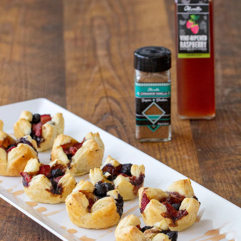 Triple Berry Brie Bites