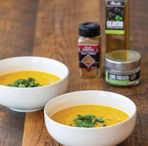 Coconut Chai Carrot Soup