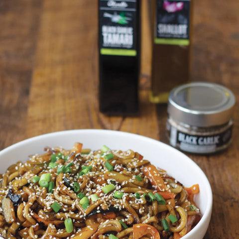 Black Garlic Umami Noodles
