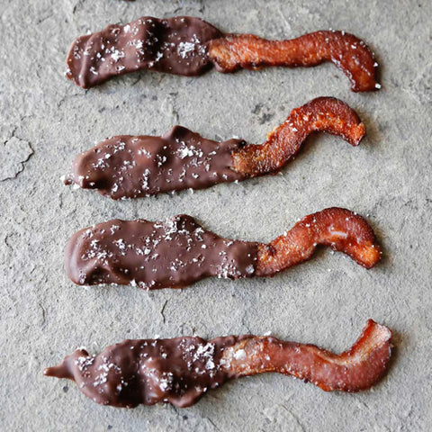 Sweet & Salty Chocolate Dipped Bacon
