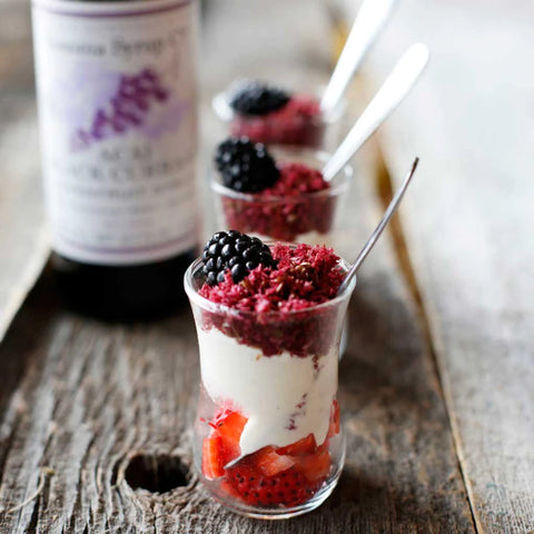 Spiced Italian Berry Custard