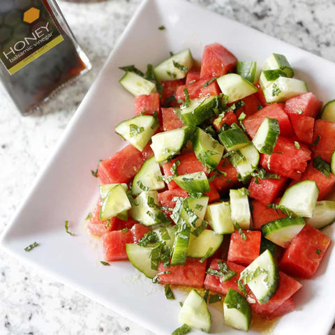 Watermelon & Cucumber Salad