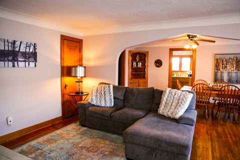 Your living room upstairs