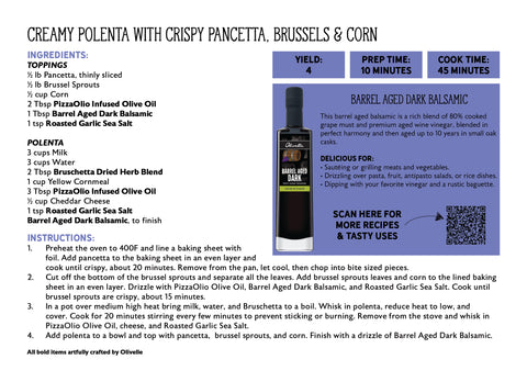 BARREL AGED DARK THICK SWEET BALSAMIC VINEGAR