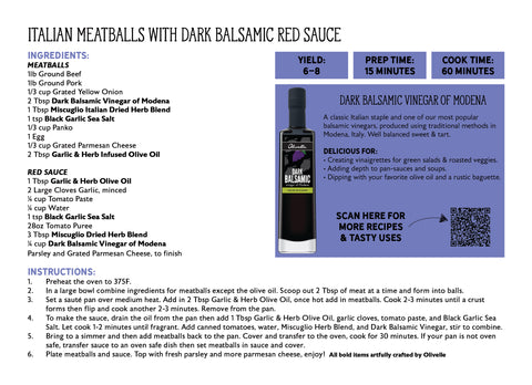 DARK BALSAMIC VINEGAR OF MODENA