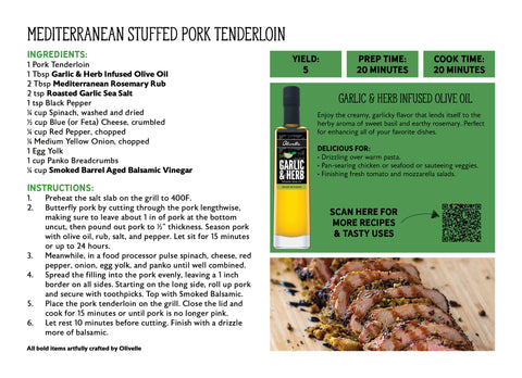 GARLIC & HERB INFUSED OLIVE OIL