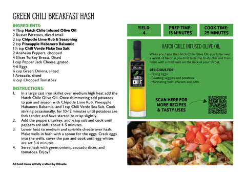 HATCH CHILE INFUSED OLIVE OIL