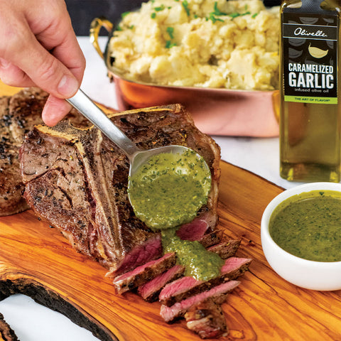 CARAMELIZED GARLIC INFUSED OLIVE OIL