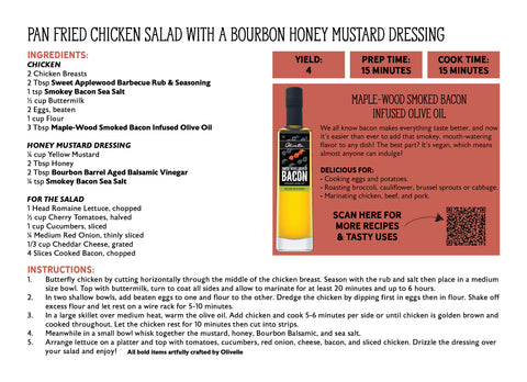 MAPLE-WOOD SMOKED BACON INFUSED OLIVE OIL