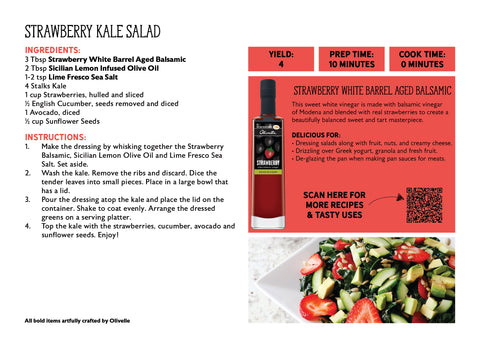 STRAWBERRY WHITE BARREL AGED BALSAMIC