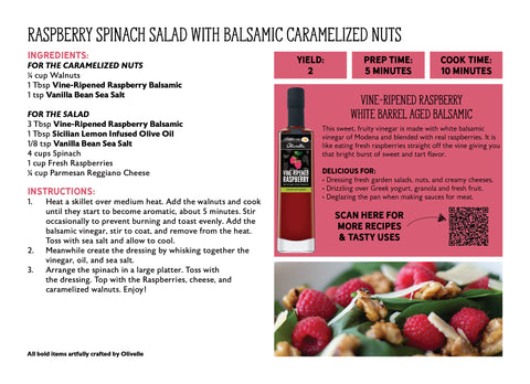 VINE-RIPENED RASPBERRY WHITE BARREL AGED BALSAMIC